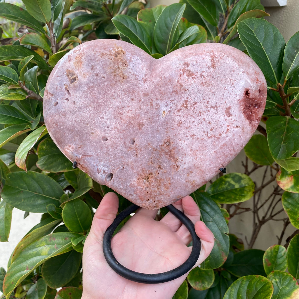 Pink Amethyst Heart