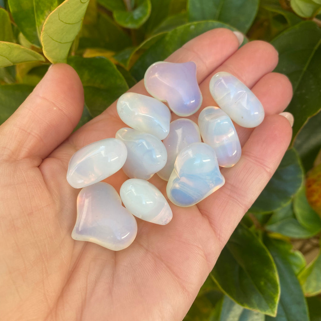 Mini Heart - Opalite