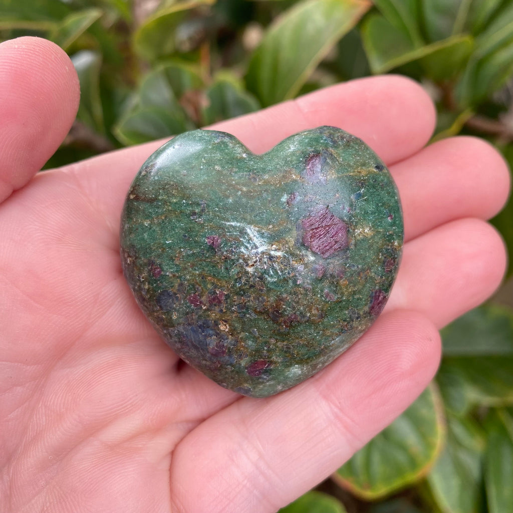 Ruby in Zoisite Heart