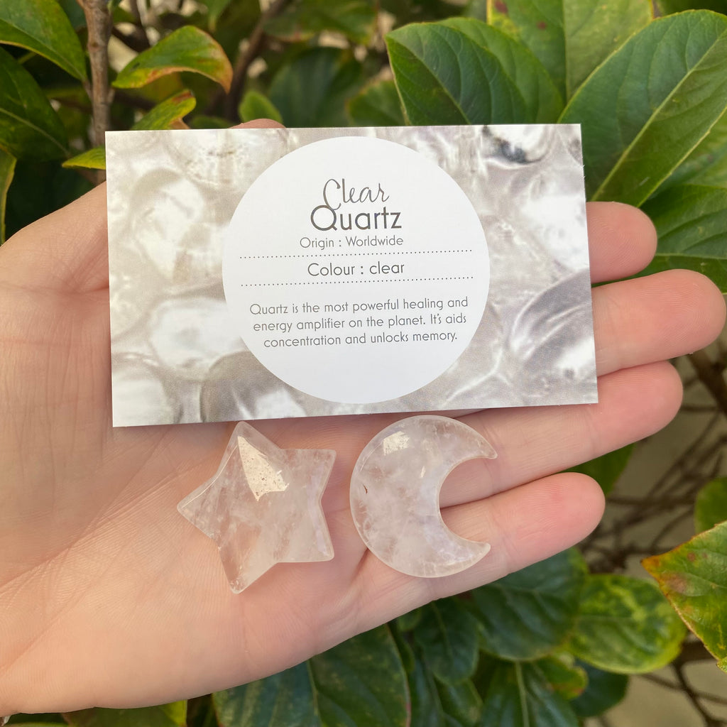 Sun & Moon - Clear Quartz