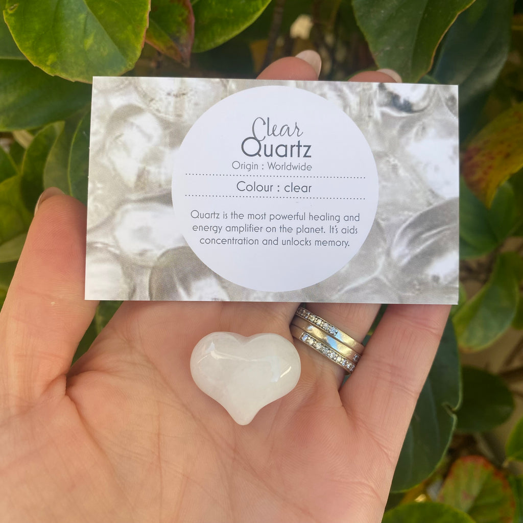 Mini Heart - Quartz