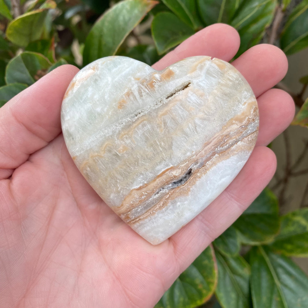 Carribean Calcite Heart