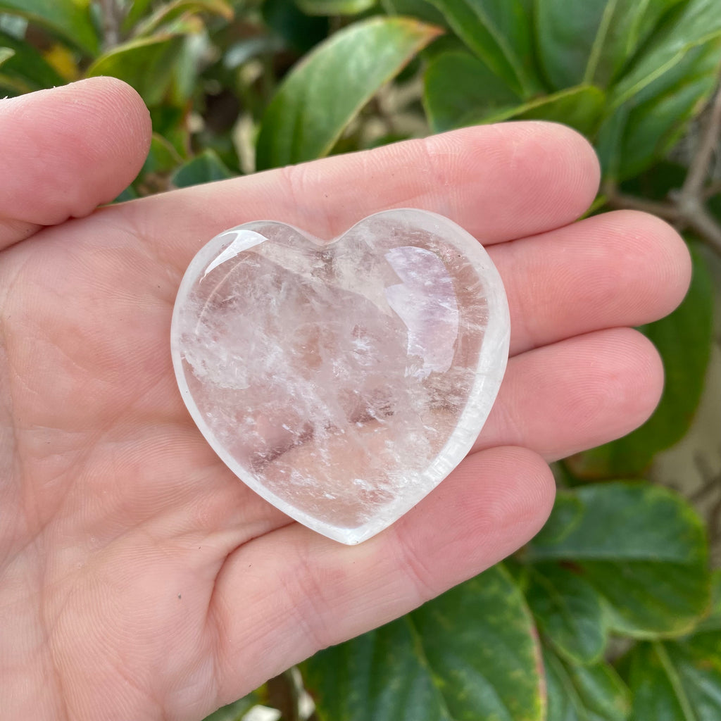 Clear Quartz Heart