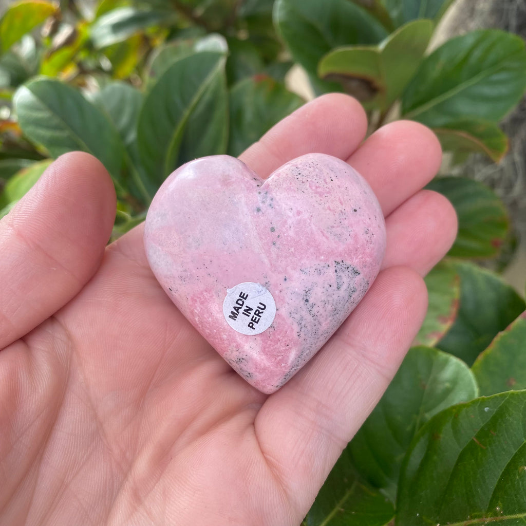 Rhodonite Heart