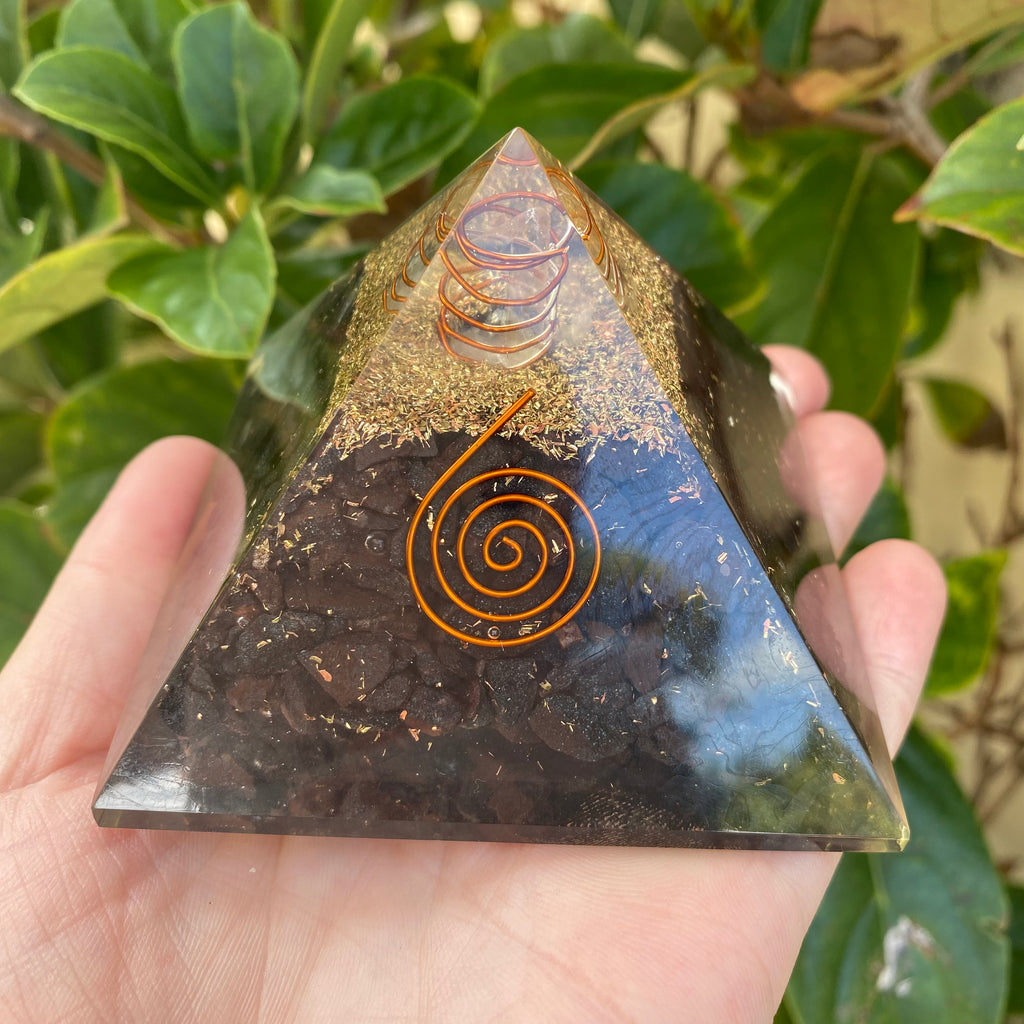 Orgonite Hematite Pyramid