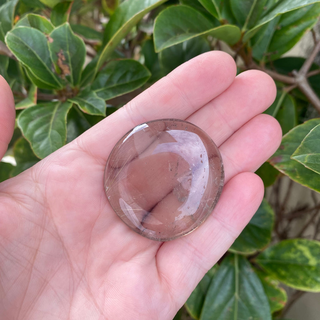 Smoky Quartz Palm Stone