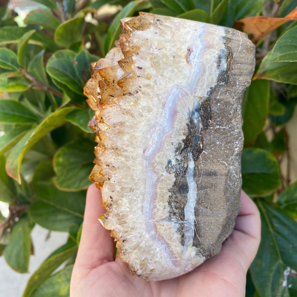 Citrine with Polished Edges