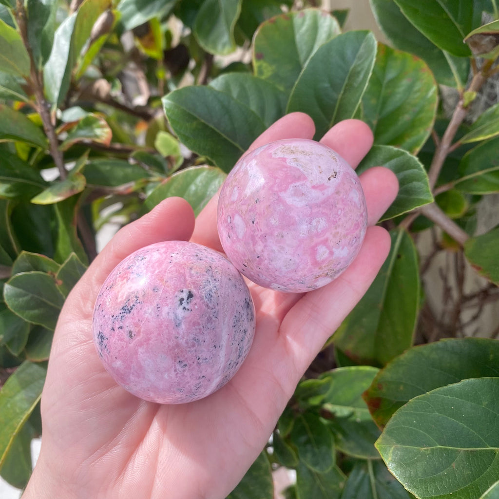 Rhodonite Sphere