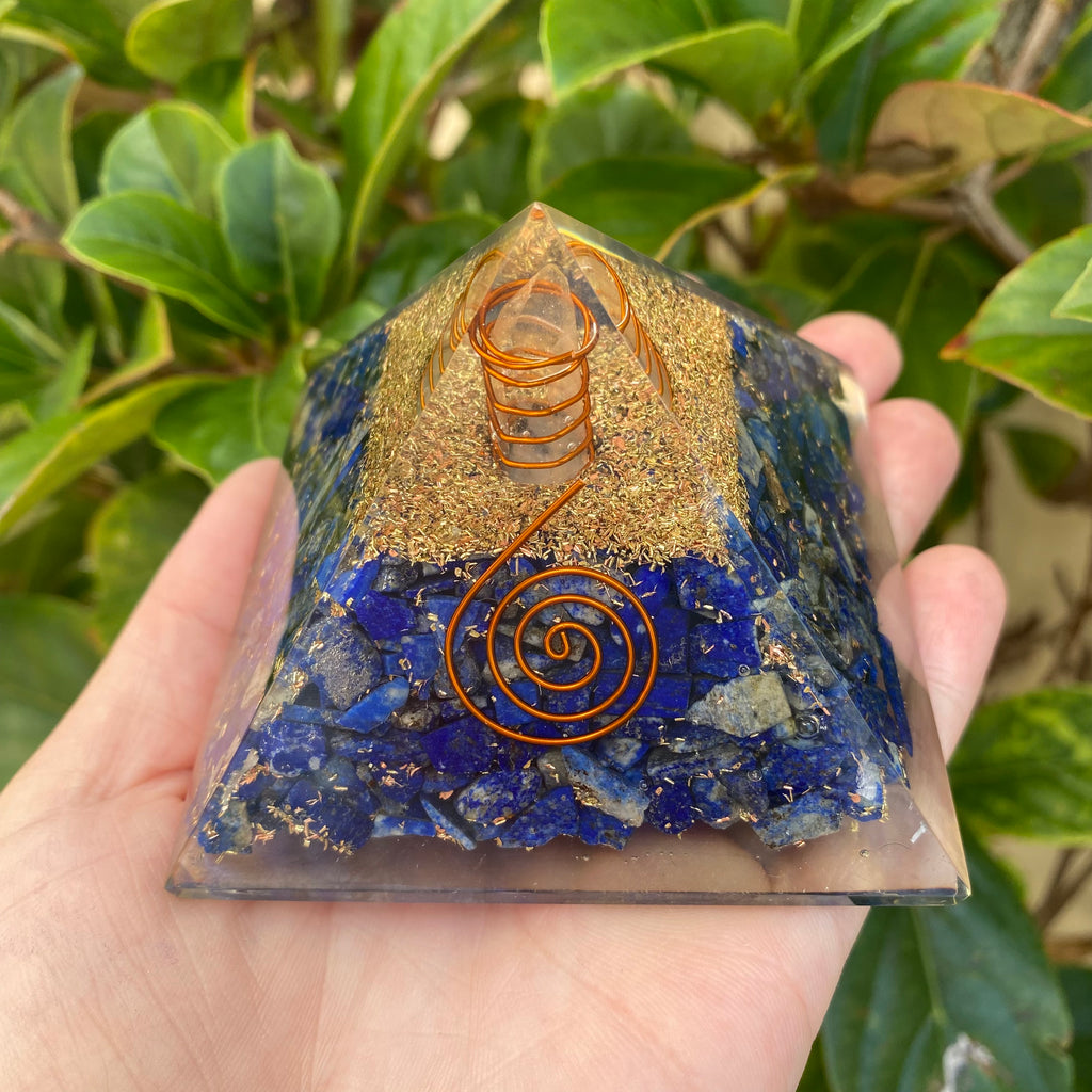 Orgonite Lapis Lazuli Pyramid