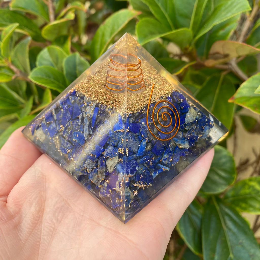 Orgonite Lapis Lazuli Pyramid