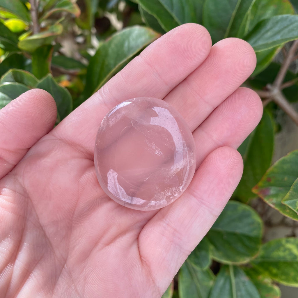 Rose Quartz Palm Stone