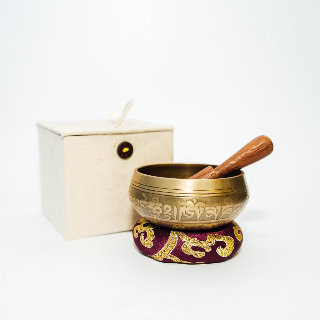 Small Singing Bowl on Cushion