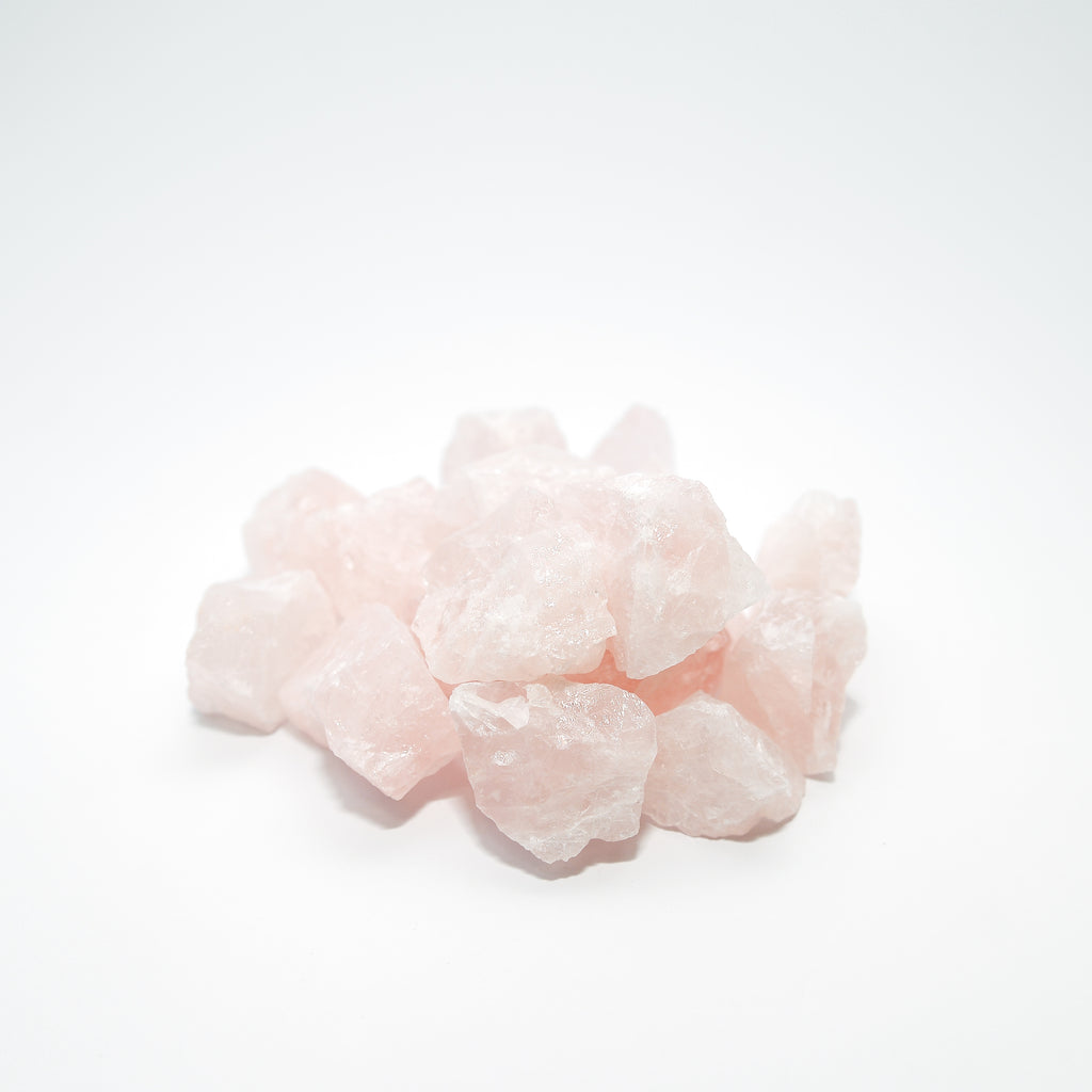 Raw Rose quartz from Brazil