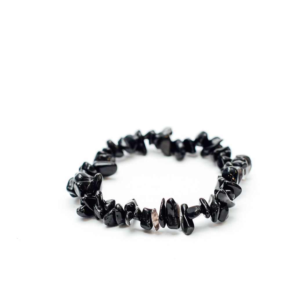 Chip Bracelet - Obsidian