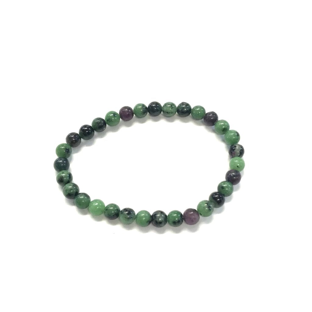 Round Bracelet - Ruby in Zoisite