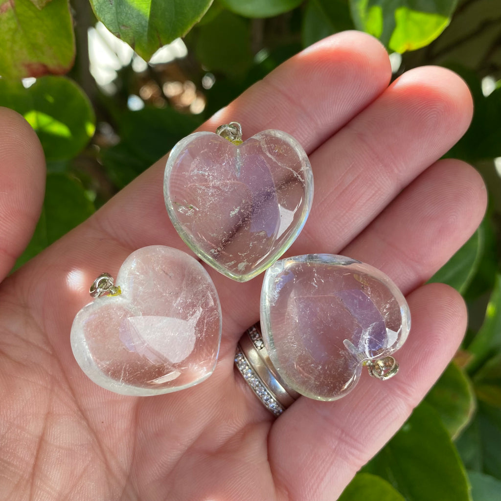 Heart Pendants - Quartz