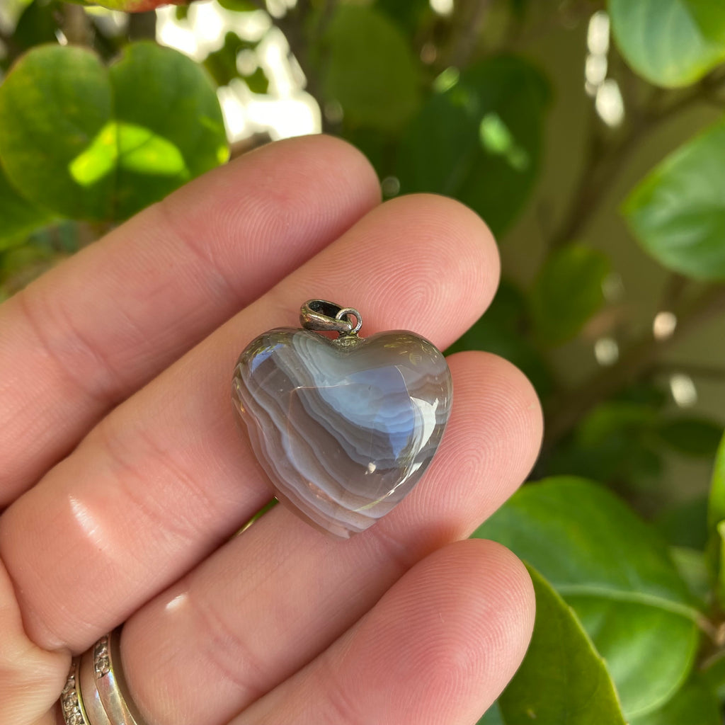 Heart Pendants - Agate