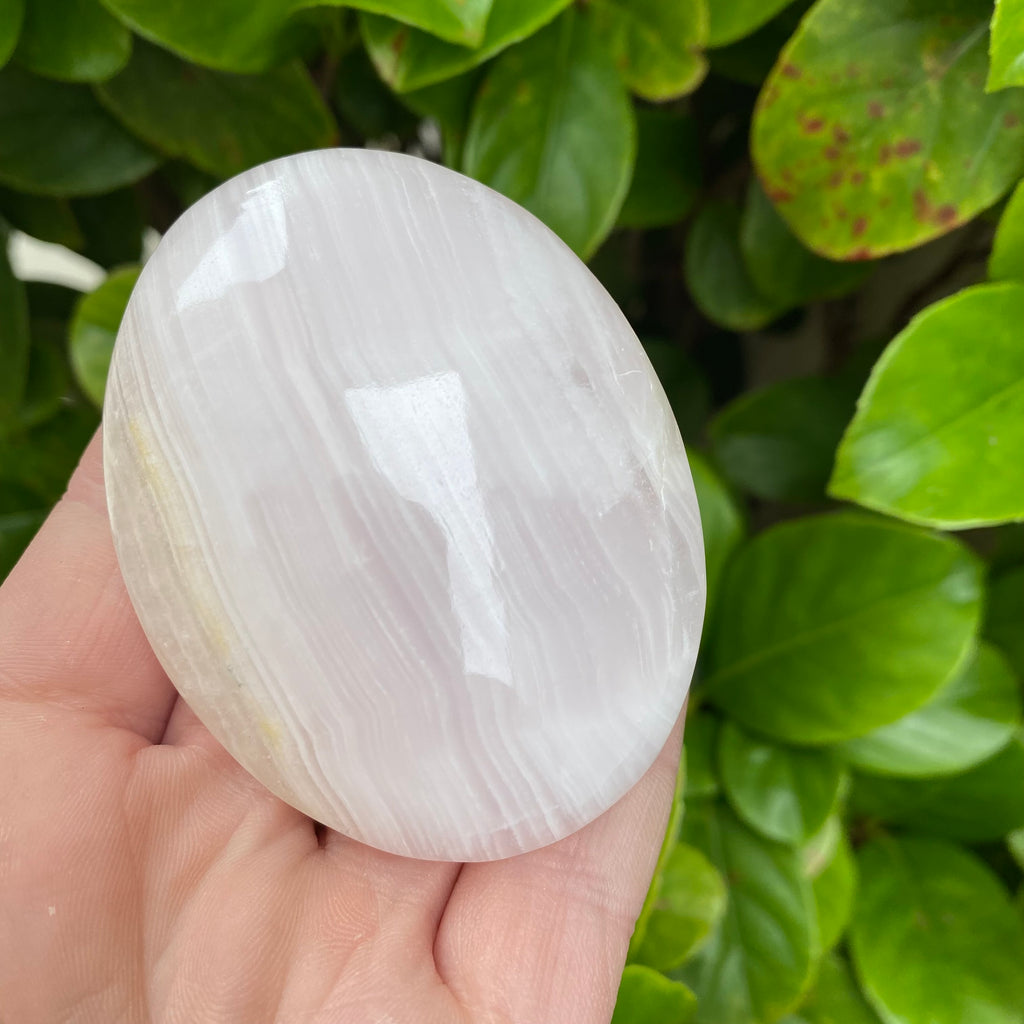 Pink Calcite Smooth Stone