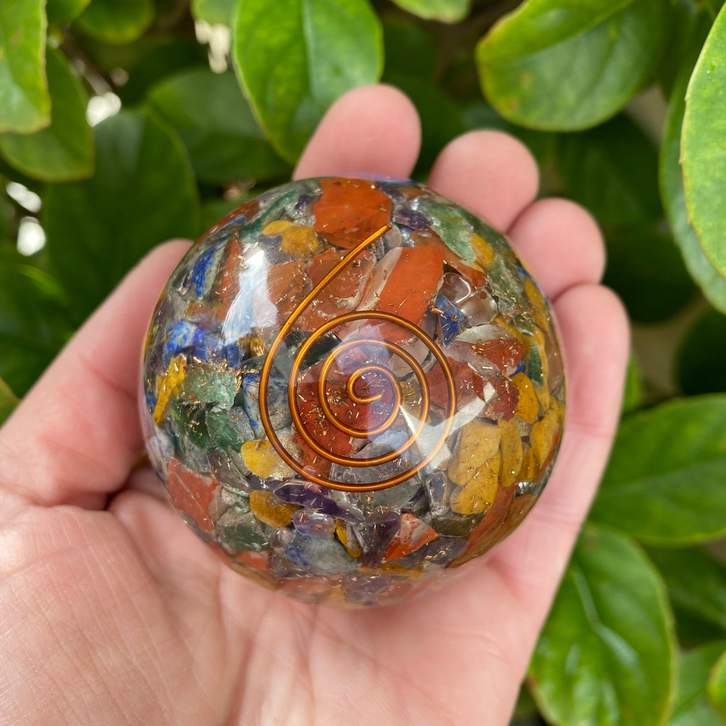 Orgonite Chakra Sphere