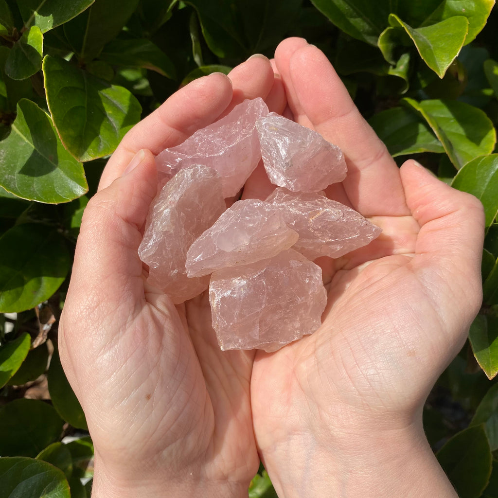 Raw Rose Quartz from Brazil