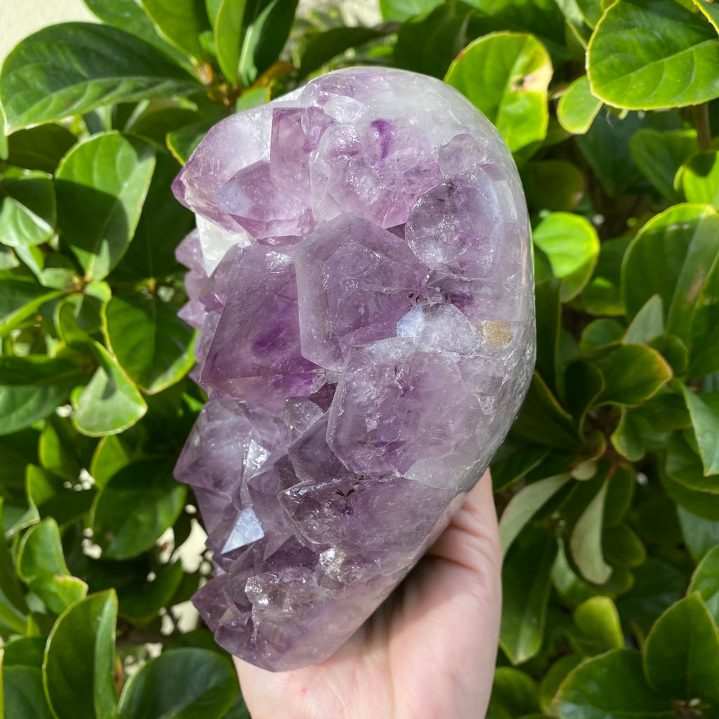 Large Amethyst Druze Heart