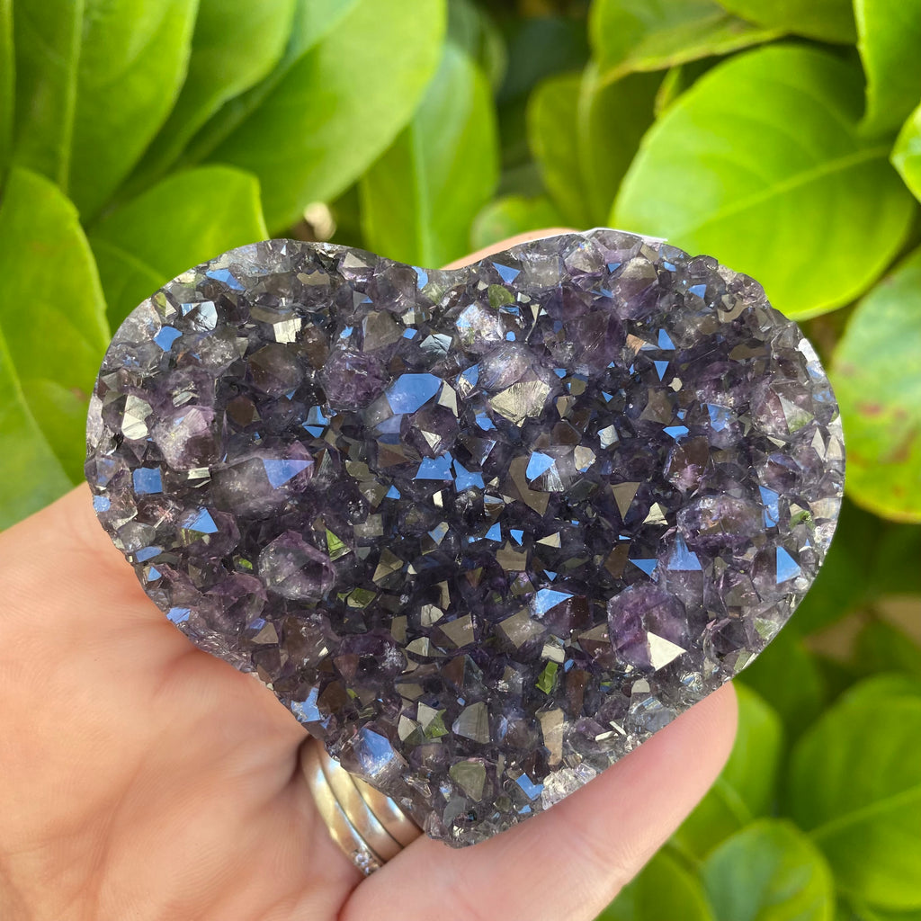 Amethyst Druze Heart (100g)