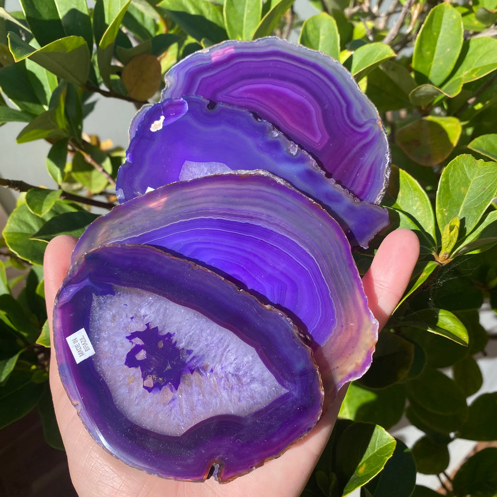 Purple Agate Slice