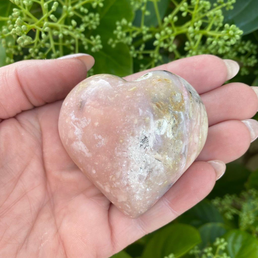 Pink Opal Heart