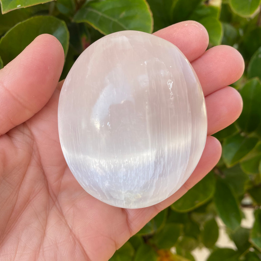 Selenite Smooth Stone