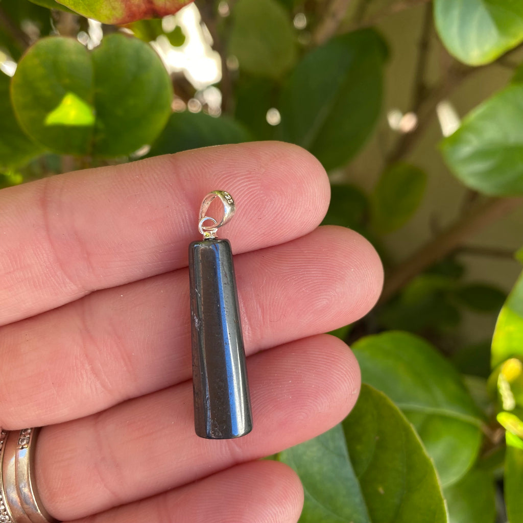 Wand Pendant - Hematite