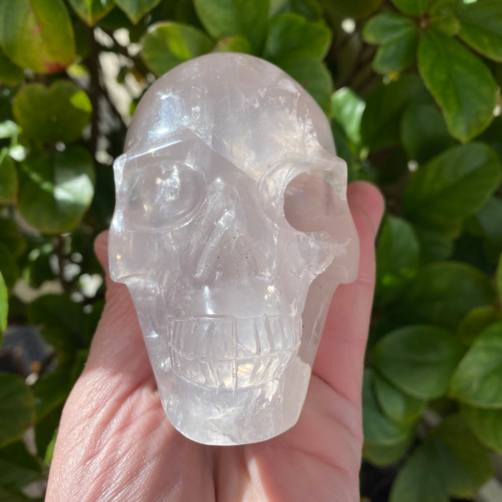 Rose Quartz Skull