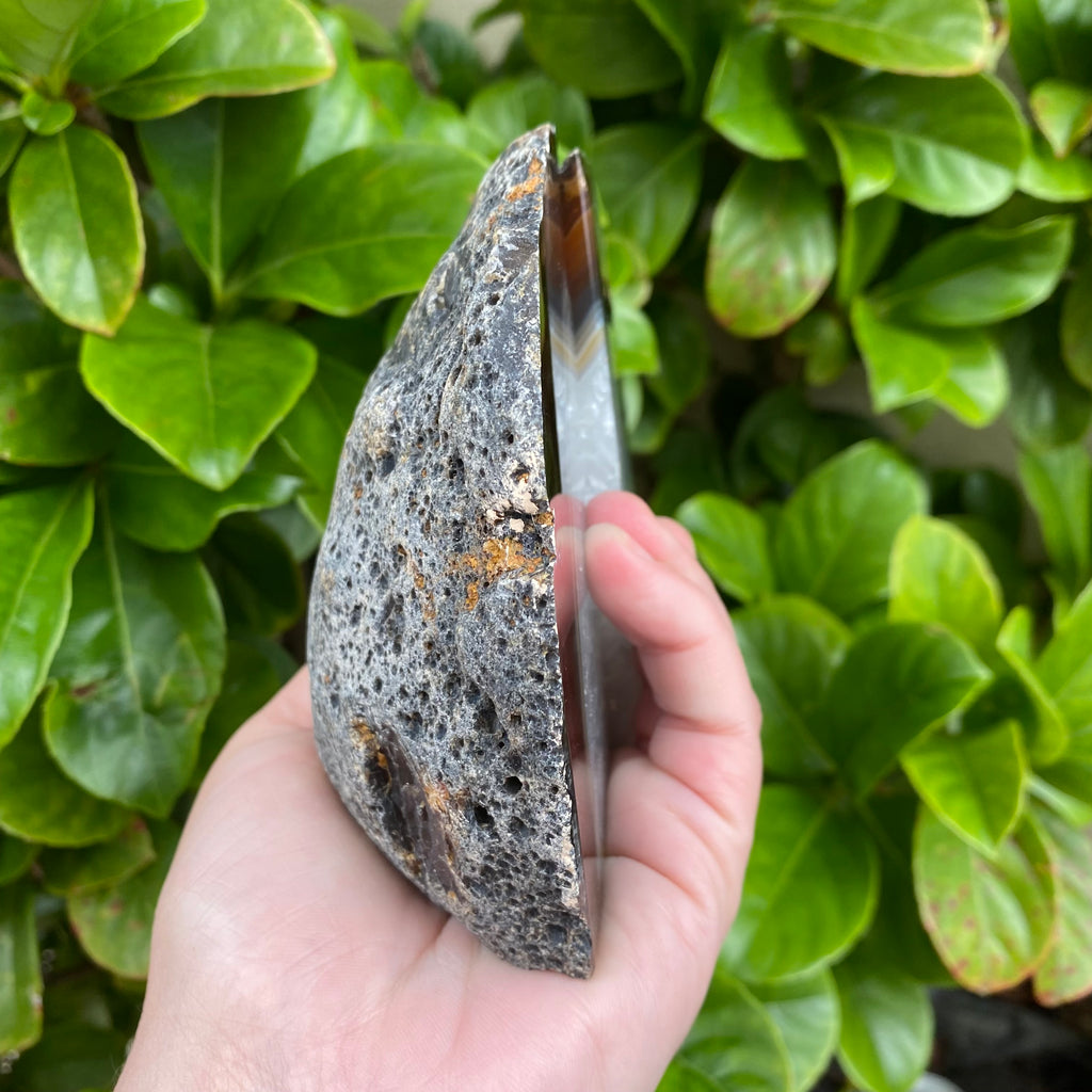 Natural Agate Bookends