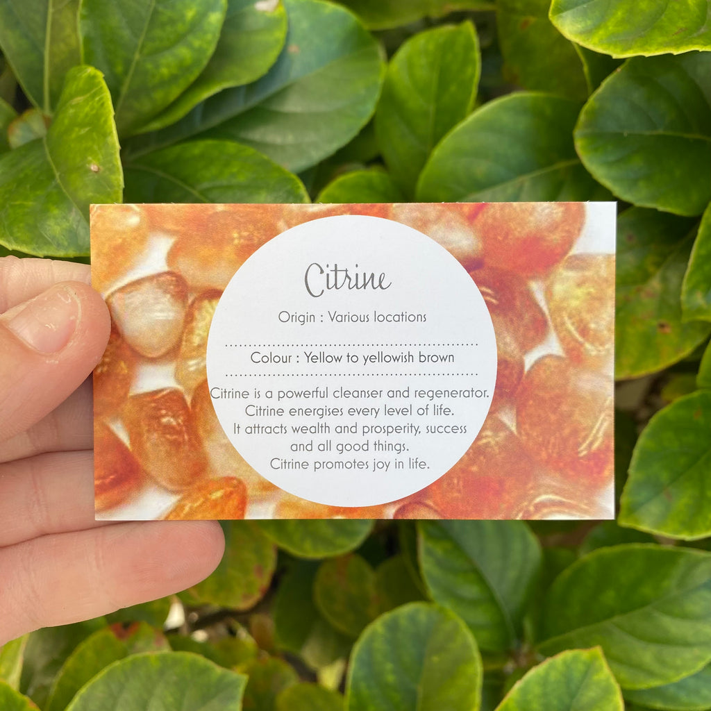 Citrine with Polished Edges