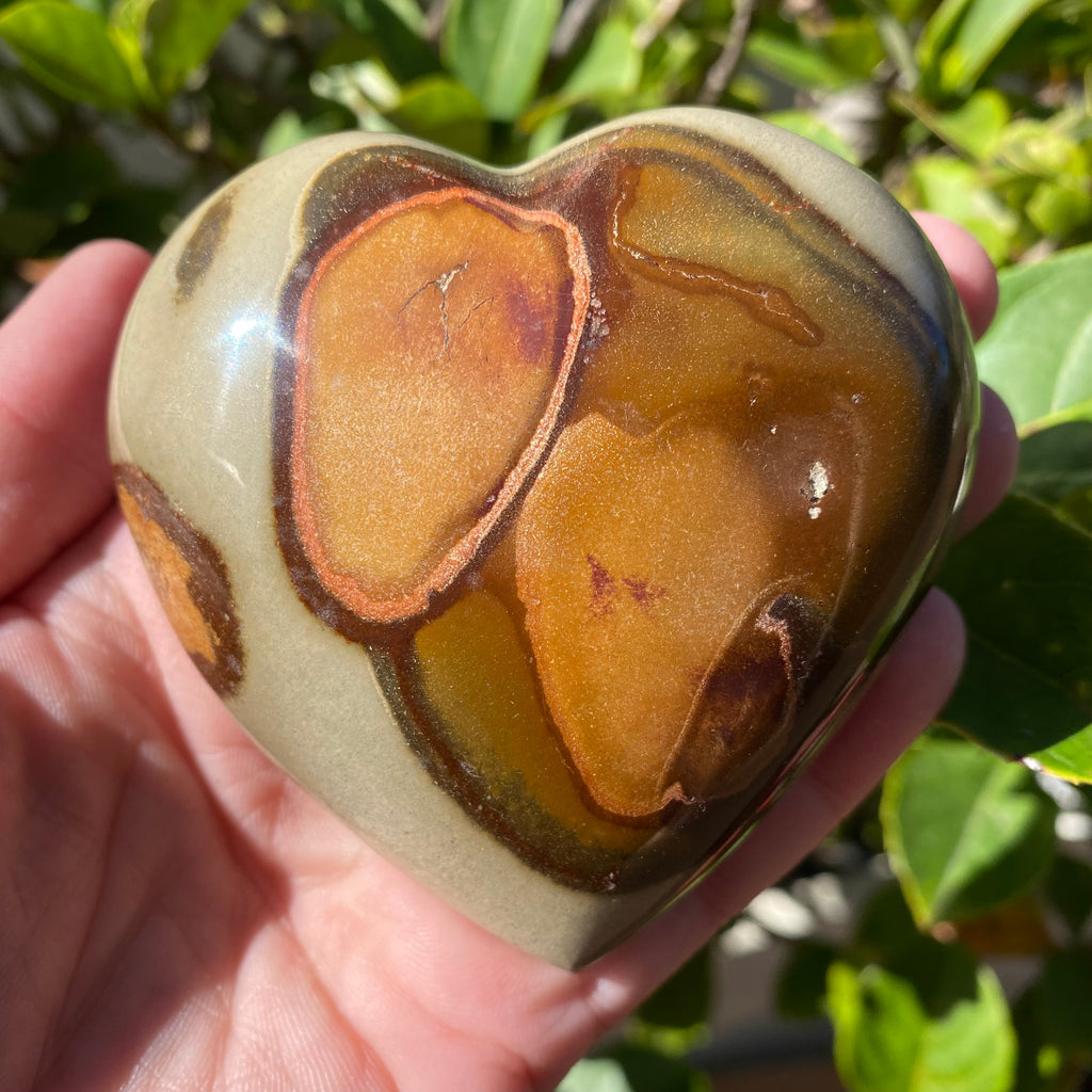 Polychrome Jasper Heart