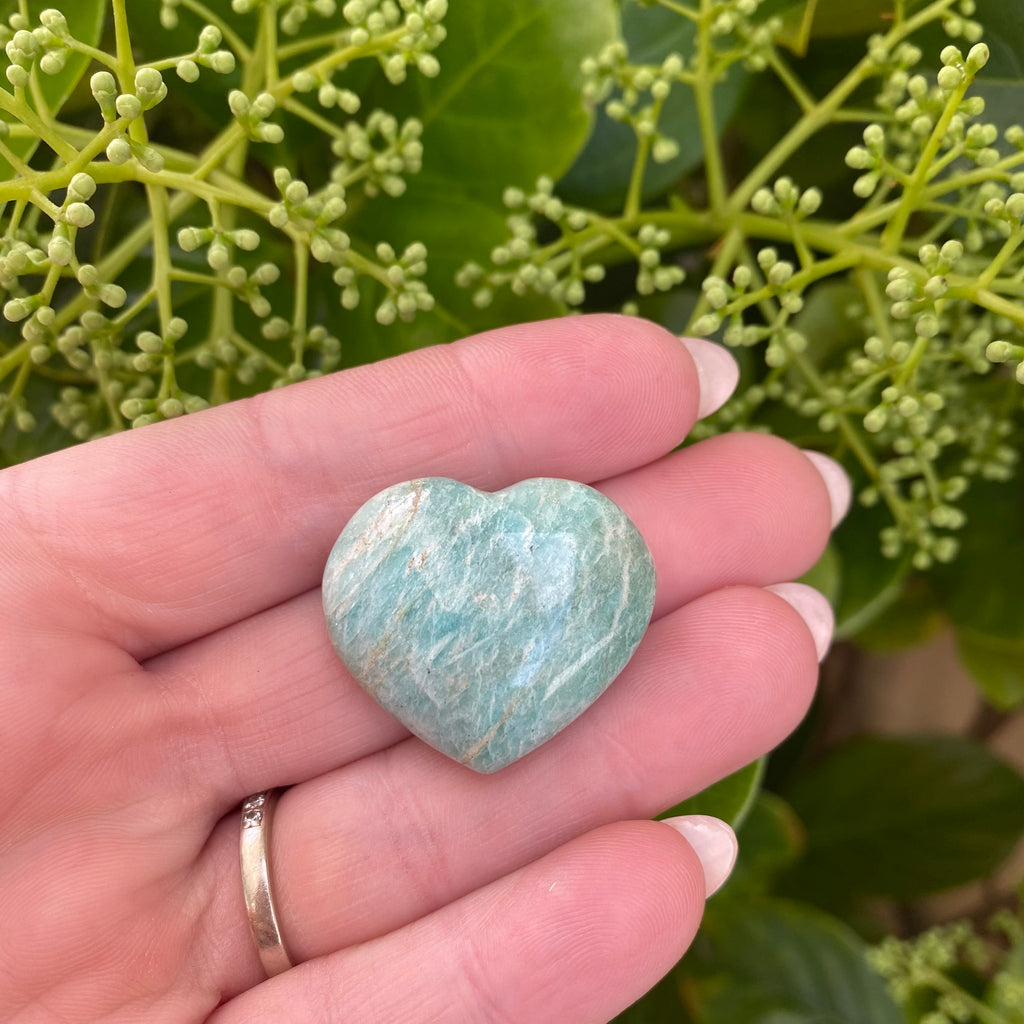 Amazonite Heart