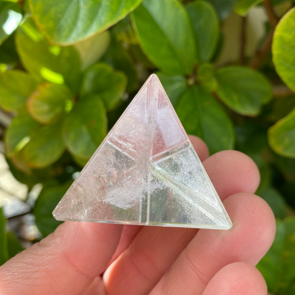 Clear Quartz Triangle Pyramid | Sydney Crystal Caves | Sydney Crystal Caves