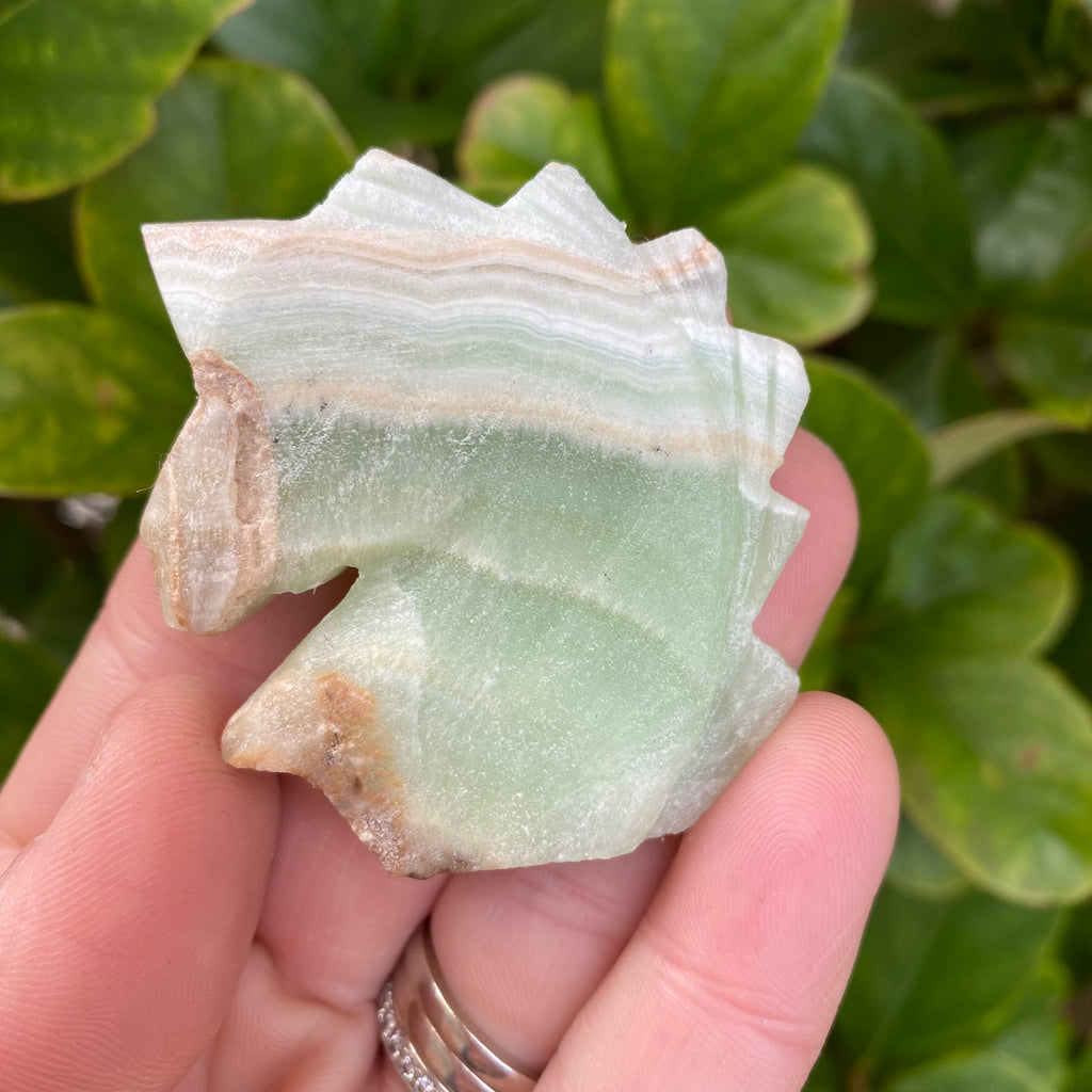 Pistachio Calcite Unicorn