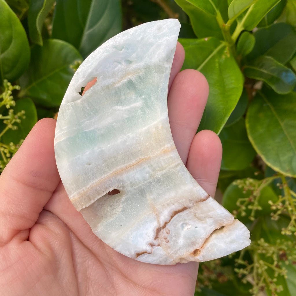 Caribbean Calcite Moon Bowl