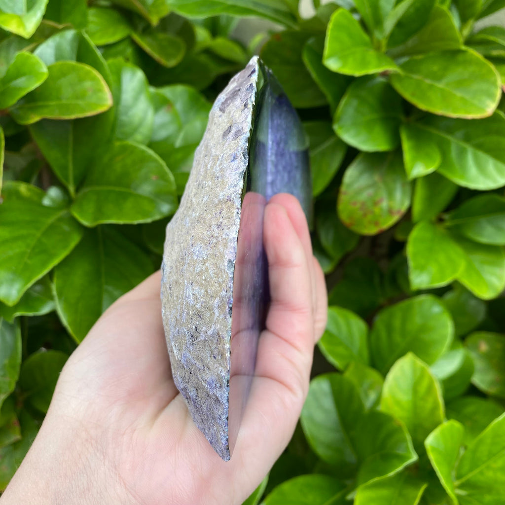 Purple Agate Bookends