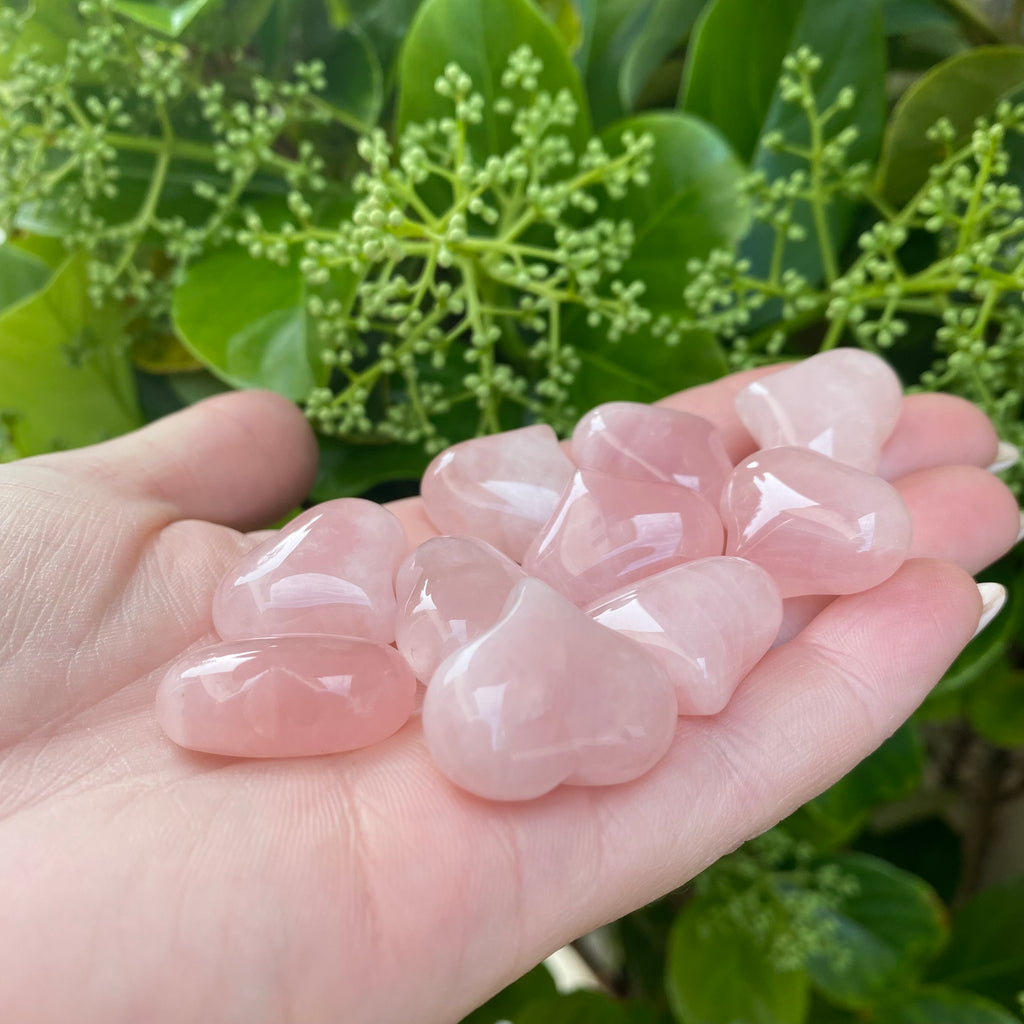 Mini Heart - Rose Quartz