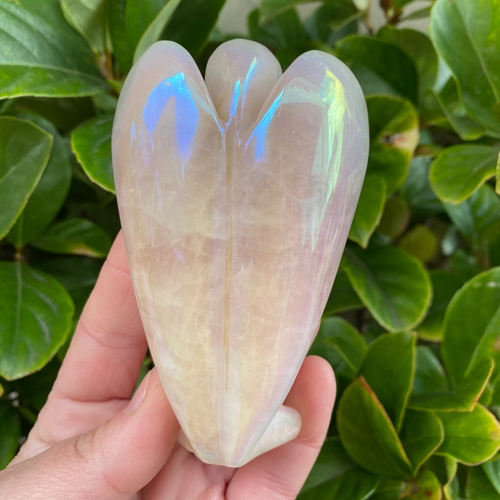 Rose Quartz Aura Angel 4”