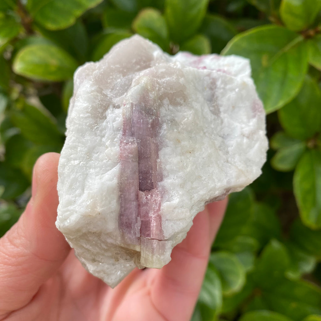 Pink Tourmaline with Aquamarine