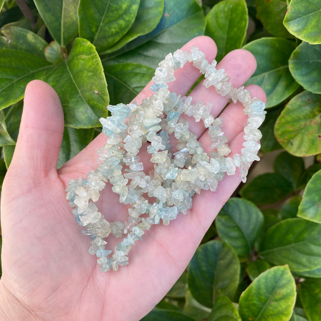 Chip Bracelet - Aquamarine