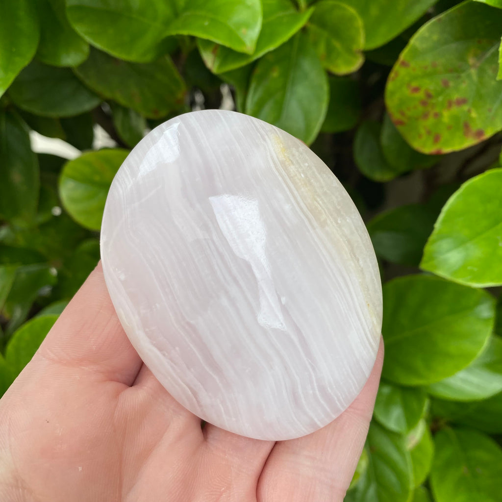 Pink Calcite Smooth Stone