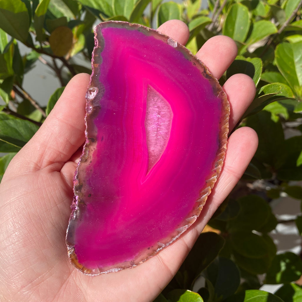 Pink Agate Slice