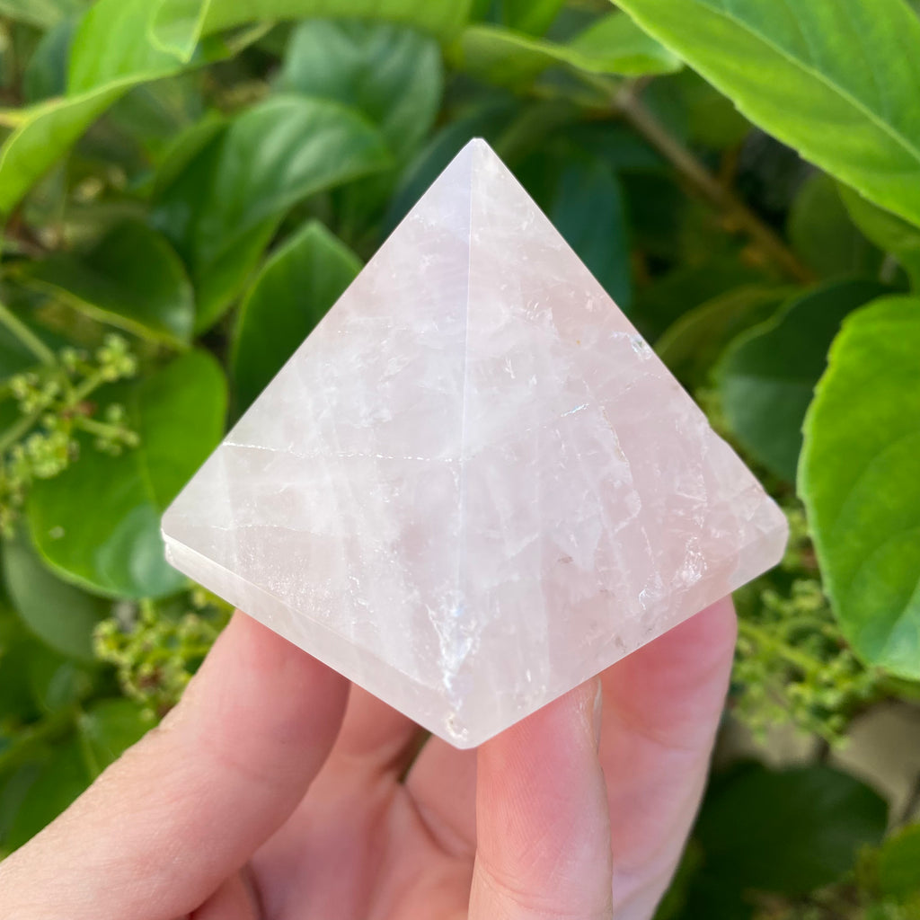 Rose Quartz Pyramid