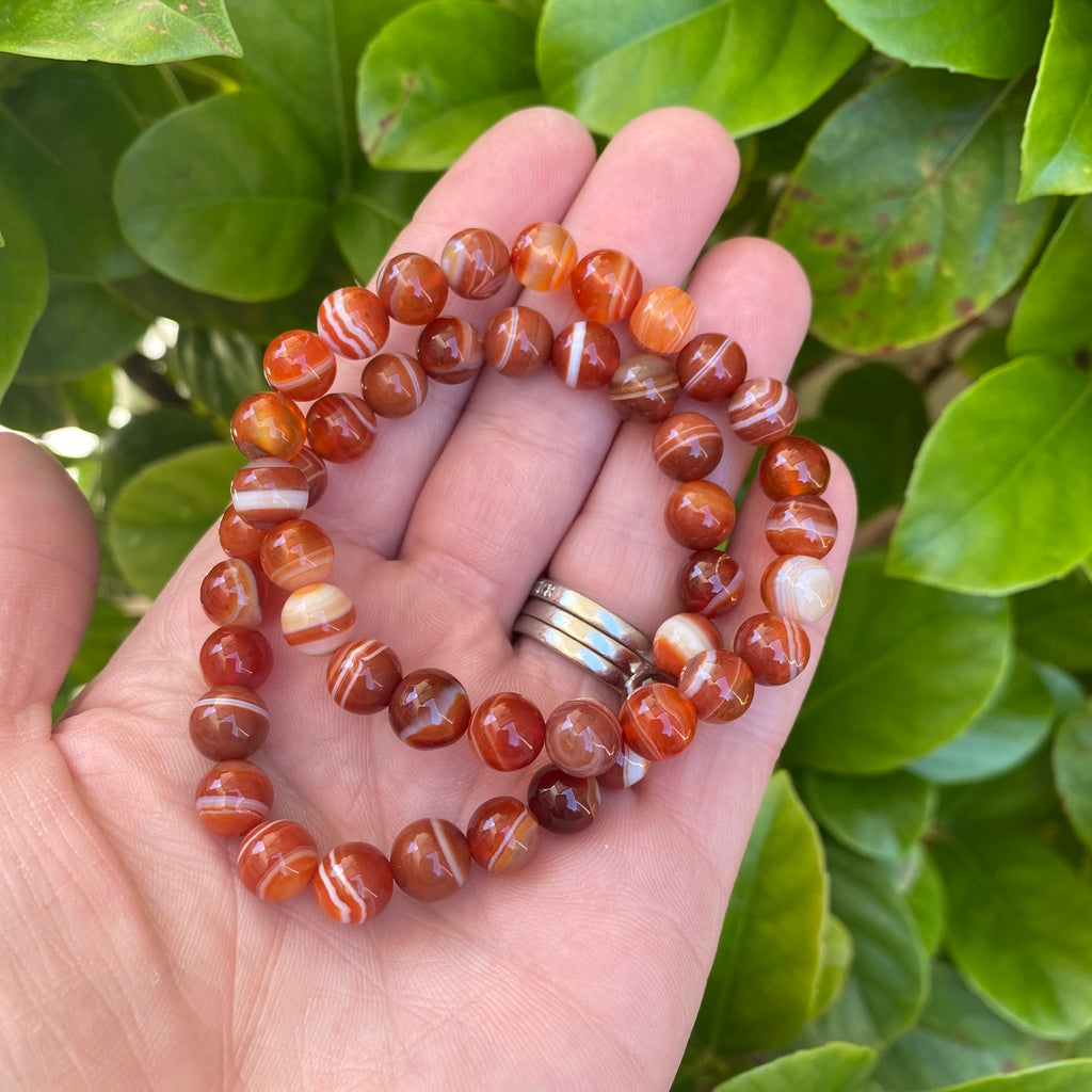 Round Bracelet - Carnelian