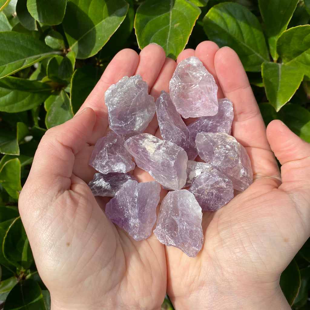 Raw Amethyst Chunks from Brazil