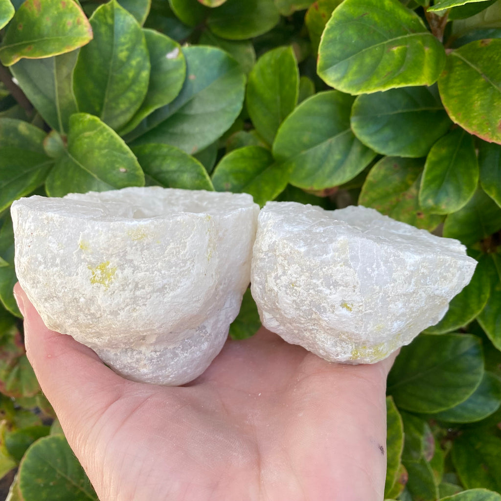 Moroccan Quartz Geode Pair (#3)