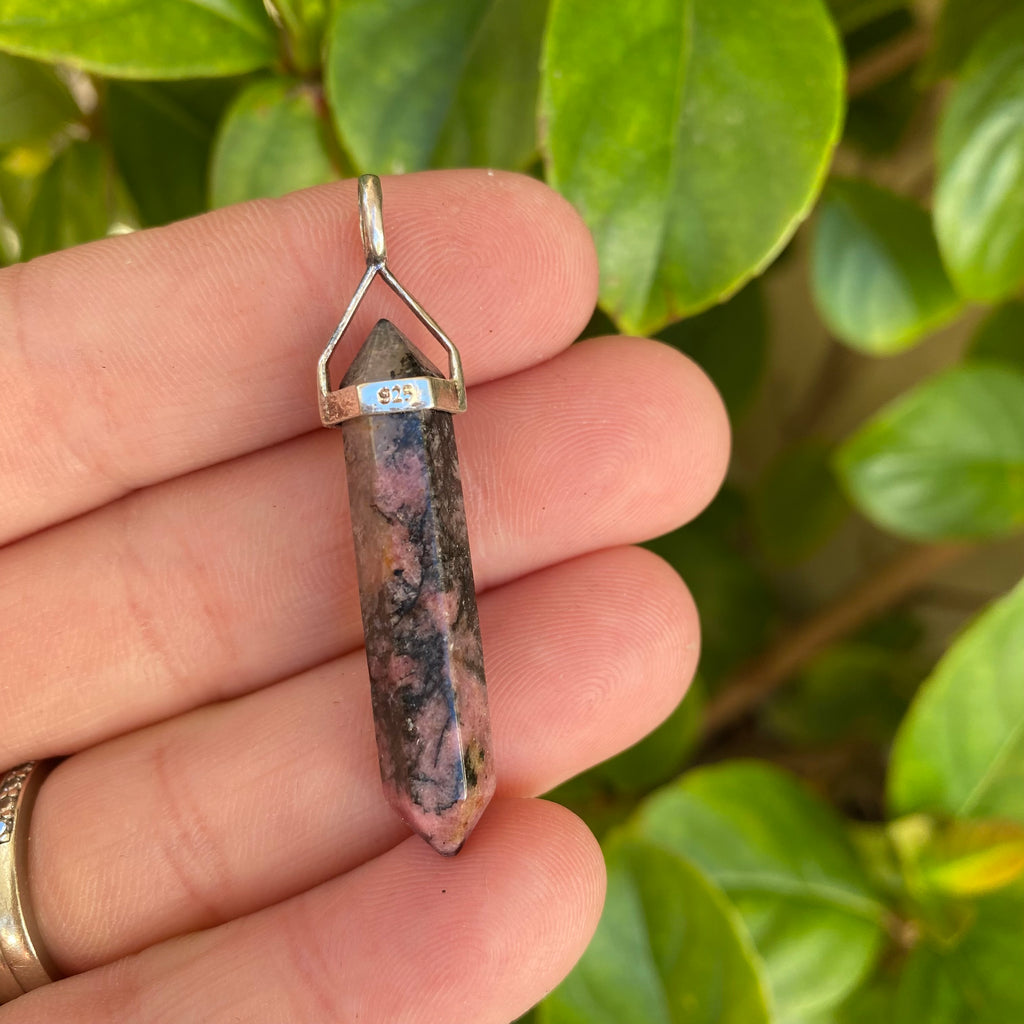 D/T Pendant - Rhodonite